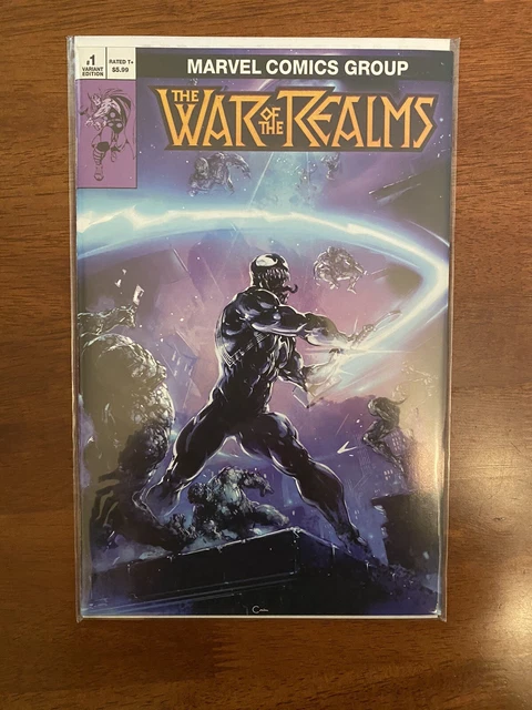 War of the Realms #1 Trade Dress Variant with cover art by Clayton Crain. NM