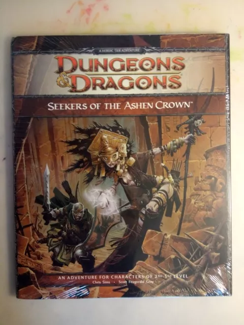 Seekers of the Ashen Crown - Eberron - Dungeons & Dragons D&D 4 - New & sealed