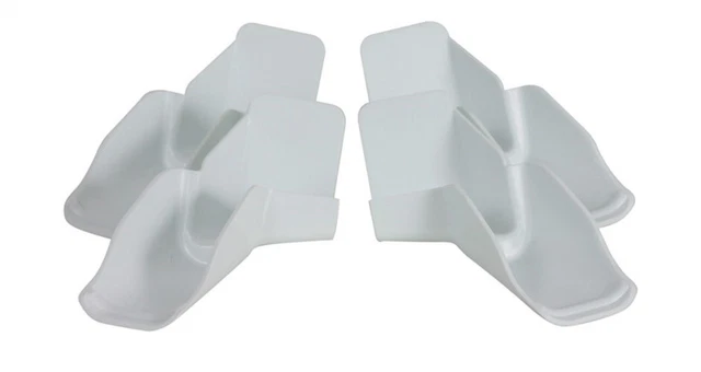 Camco 42134 Black/White Plastic Rainwater Gutter Spout 5 H x 8.3 W x 3.1 L in.