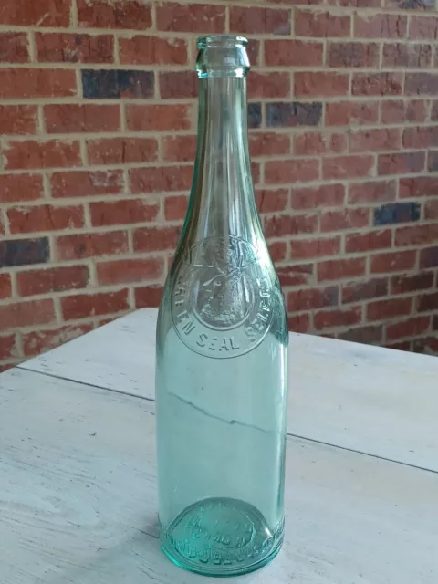 Antique BUCKEYE BOTTLING WORKS Toledo OHIO GREEN SEAL SELECT Beer BOTTLE Pre-Pro