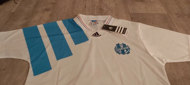 Basile Boli Marseille 1993 Shirt Basile Boli 3rd Left Scores