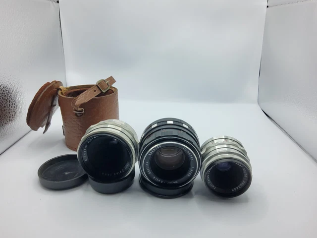 Carl Zeiss Jena Tessar 40mm 4.5 m42 + Gratis Objektive