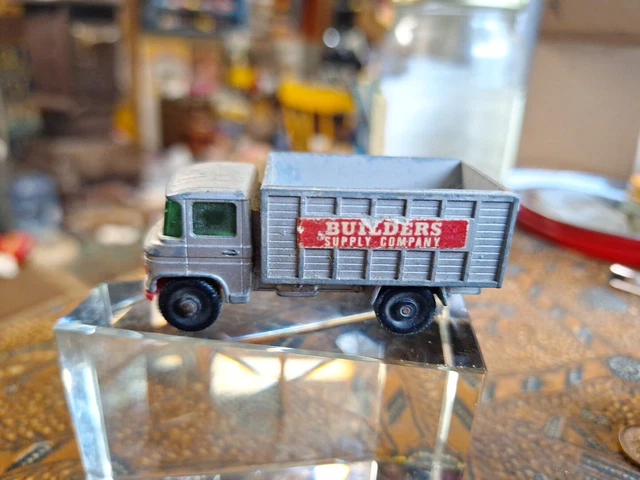 Ancien Camion De Pompier Matchbox Lesney Série No. 29 – Denver Fire Dept – Miniature Vintage En Métal Rouge