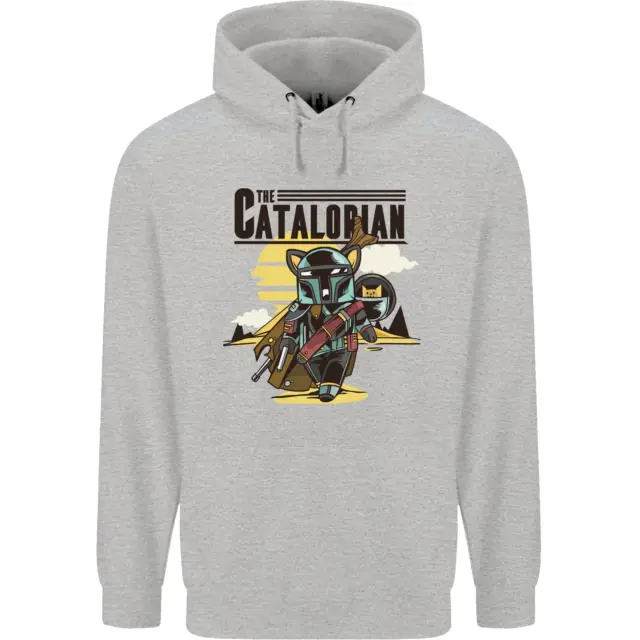 Catalorian Funny Cat Parody Mens 80% Cotton Hoodie
