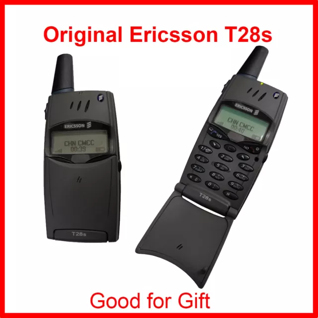 Original Ericsson T28s Unlocked Feature Phone 2G GSM Black Color Mobile Phone