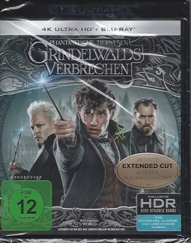 Phantastische Tierwesen - Grindelwalds Verbrechen - (4K Ultra HD) - BluRay - Neu