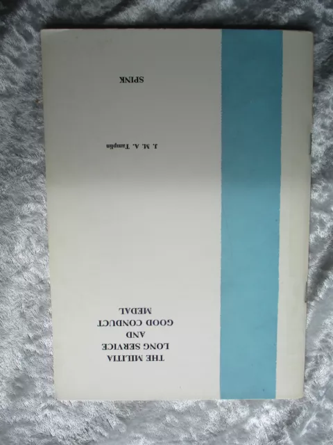 The Militia Long Service and Good Conduct Roll Book By JMA Tamplin & Spink