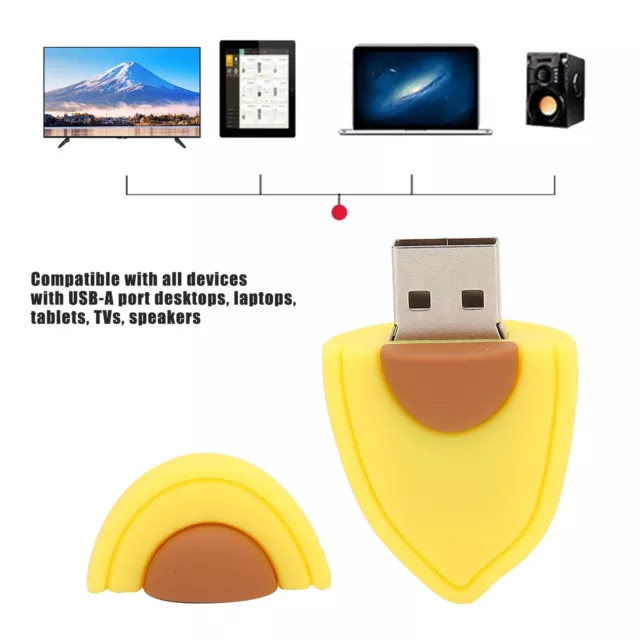 (128GB) Portable Cute USB Flash Drives AvocadoShaped Memory Stick