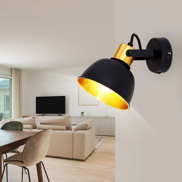 Lampada Da Parete LED Oro - Luce Calda Per Interni Moderni - Foto 10