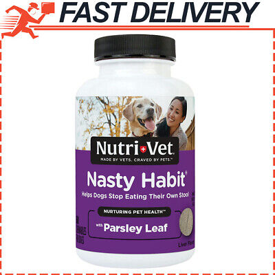 Nutri-Vet Nasty Habit Canine Stops Eating Their Stool, Chewables, 60 ct