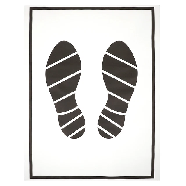 50pcs Pieds à pied jetables de la voiture Tapis de plancher de véhicule anti-bou