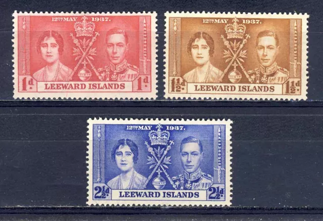 1937-Coronation-Leeward Islands-Mm