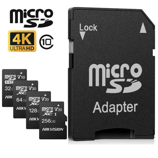 1/3/5x Micro SD Karte 32GB 64GB 128GB 256GB Class 10 Speicherkarte mit Adapter