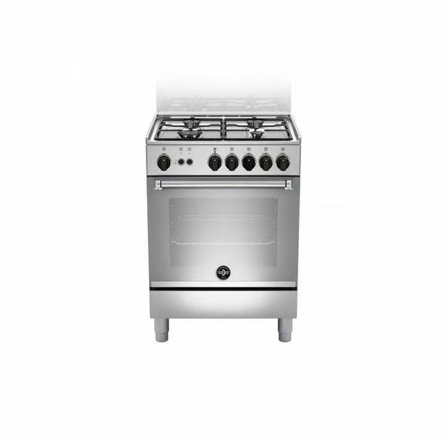 Bertazzoni La Germania Americana AMN654GXV four et cuisinière Gaz Acier inoxyda