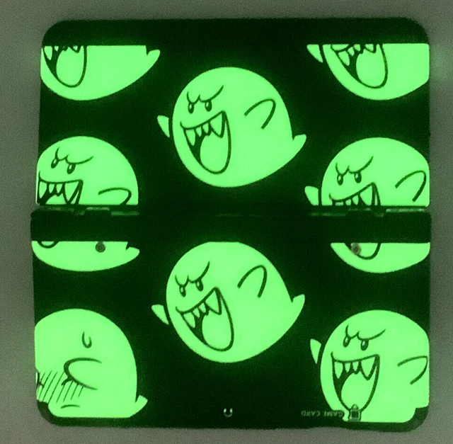 MARIO BOO NEW Nintendo 3DS black Console Kisekae Plate cover 050 Teresa ...