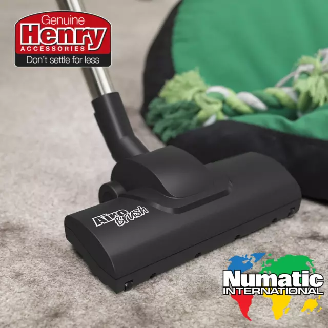 HENRY XTRA HVX200a Numatic Turbo Airo Brush Head Genuine BLK Hoover Vacuum Tool