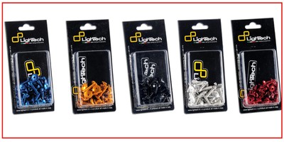 LighTech LIGHTECH KIT VITI ERGAL CUPOLINO COLORI VARI SUZUKI GSXR 1000 2007-2008 