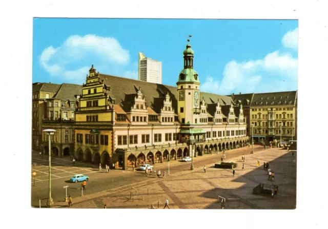 AK Ansichtskarte Messestadt Leipzig / Altes Rathaus