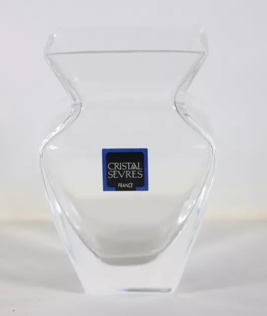 Petit vase en cristal français Sèvres