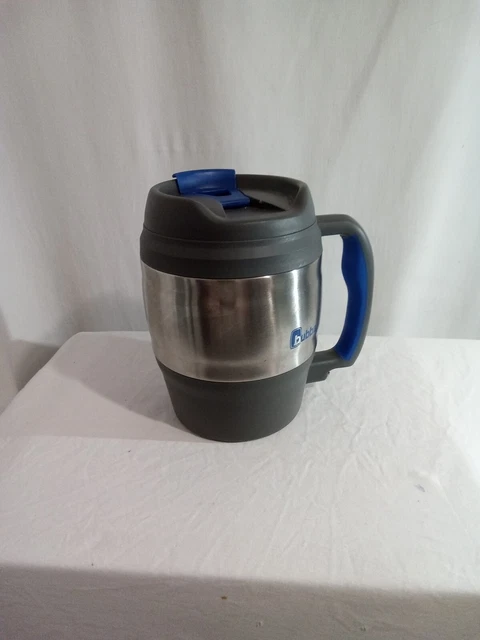 Big Bubba Classic Insulated Mug 52 Oz Polyurethane Travel Coffee  Gray Keg Shape 2
