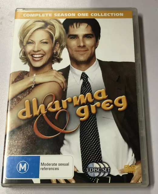 Dharma & Greg : Season 1 (2007 : 3 Disc DVD Set) Very Good Condition Region 4