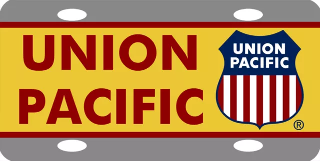 Union Pacific Billboard Logo Railroad Train License Plate