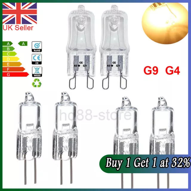 G9 G4 10W 20W 40W 25W 60W Halogen Bulbs Capsule Replace Bulbs Lamps Warm White