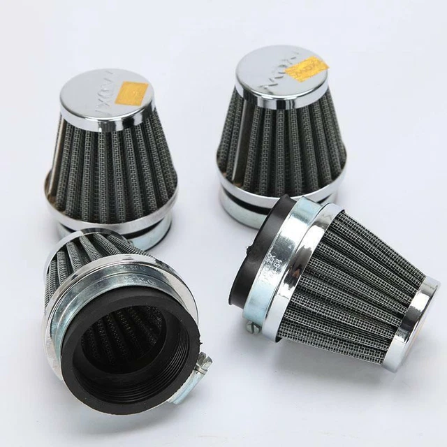 4PCS Carburetor Air Filter Intake Cleaner Pod 50mm for Motorcycle Harley Honda