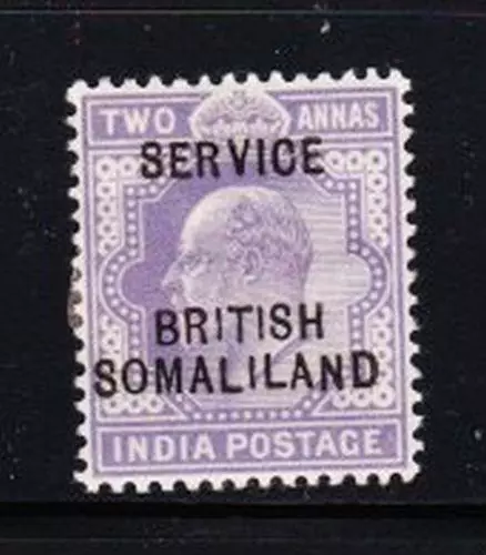 Album Treasures Somaliland Scott # O8  2a Edward VII   Mint Hinged