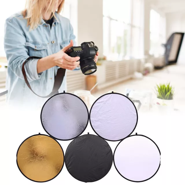 Light Reflector 80CM 5 In 1 Multi Disc Collapsible Circular Reflector For Ph AUS