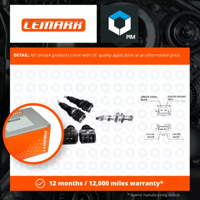 Lambda Sensor fits CITROEN XANTIA 1.6 Pre Cat 93 to 95 BFZ(XU5JP) Oxygen Lemark