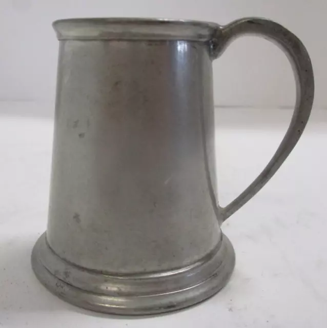 Small English Pewter Tankard Made in Sheffield England Rustic Vintage Mug Stein