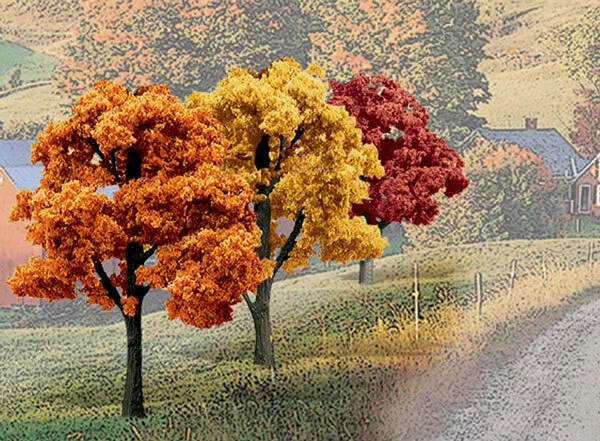 Woodland Scenics 1577 All Scale 3-5" Fall Deciduous Trees