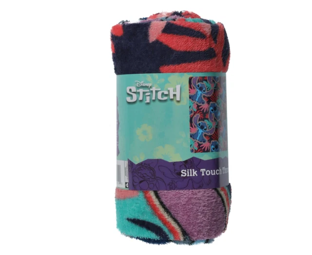 DISNEY NEW STITCH 40in x 50in SILK TOUCH THROW BLANKET 100% POLYESTER GIFT IDEA