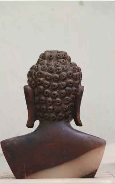 Buddha Hand Carved Wood Sitting Handmade Seated Meditation Buddha Figurine 2023 3