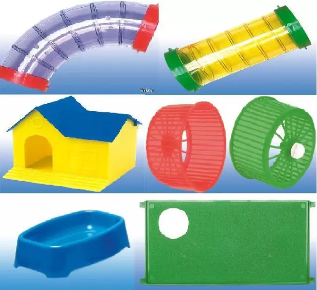 Gabbia Per Criceti Accessori Bici Senza Pedali Ciotola Testa In Metallo Casa