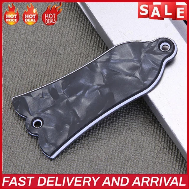 2 Löcher Aluminiumlegierung Guitar Truss Rod Cover Glockenform passend für e-Git