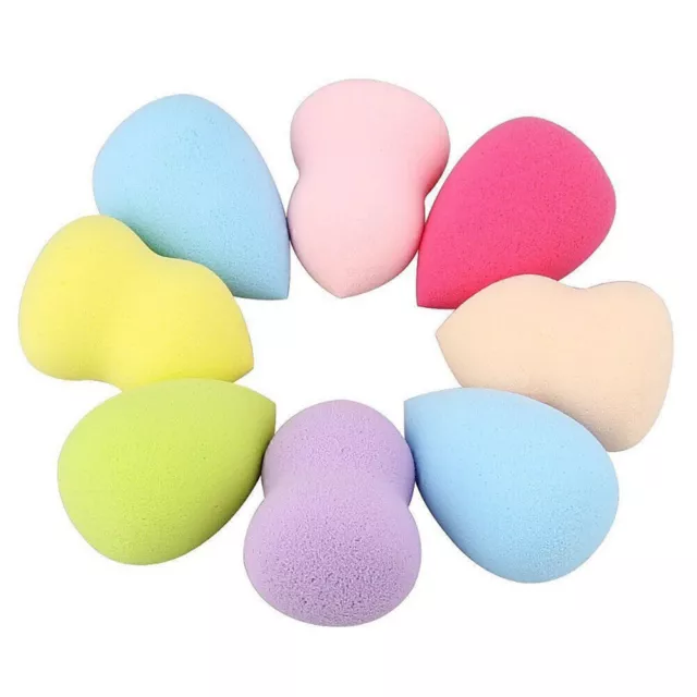 8 pcs Beauty Makeup Sponge Blender Flawless Latex Free Foundation Puff New