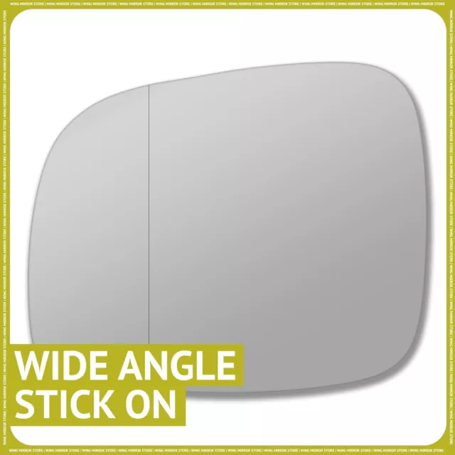 Left hand side for Chrysler Grand Voyager 07-15 wing mirror glass Wide Angle