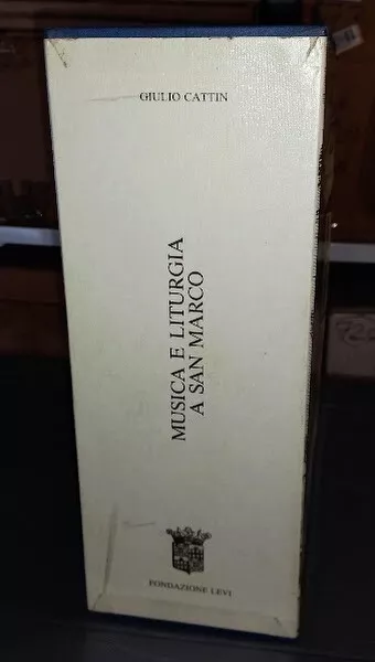 Cattin Musica E Liturgia A San Marco Testi E Melodie Completo 4 Vol 1990 Venezia 3
