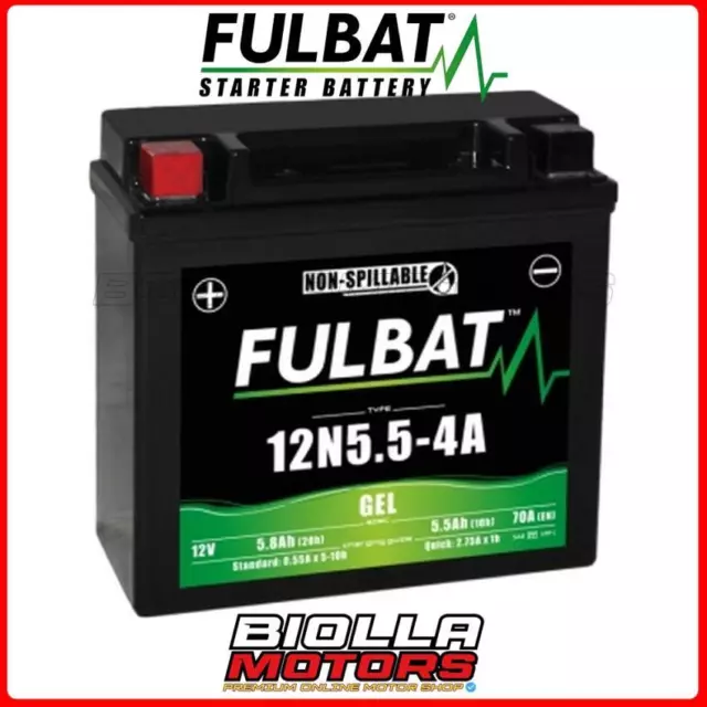 12N5.5-4A Batteria Fulbat Gel Yamaha Yzf-R 125A 125 2017 12N5.5-4A 42550981