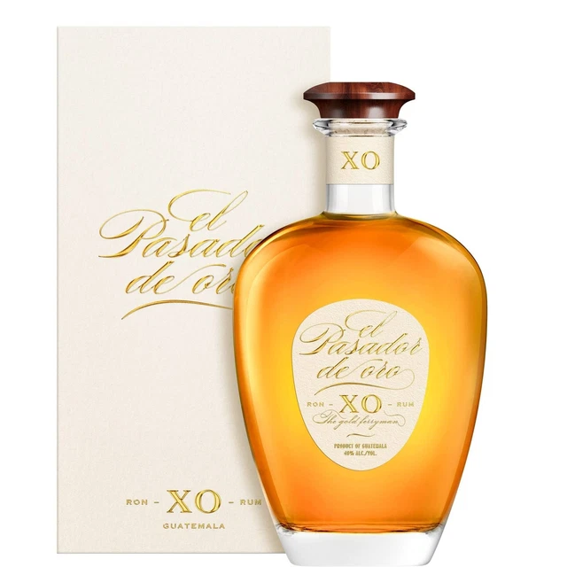 El Pasador de Oro - Rum XO The Gold Ferryman 0,70 lt. + Box