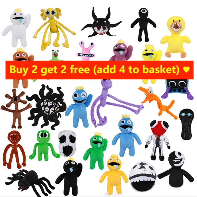 ROBLOX RAINBOW FRIENDS Teddy Doors Plush Toy Stuffed Doll Kid Xmas ...