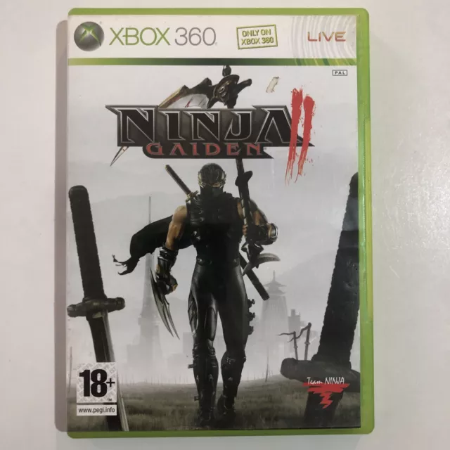 XBOX 360 NINJA GAIDEN Microsoft Game With Manual Tested PAL