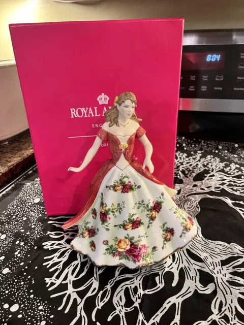 Rare Royal Doulton Royal Albert Old Country Roses Pretty Ladies Figurine Ra 11