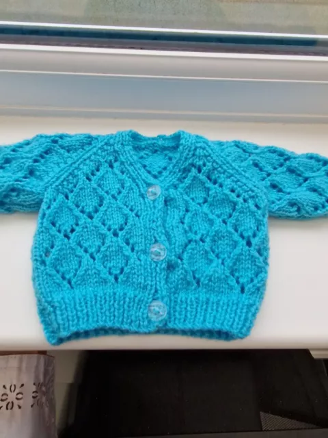 hand knitted baby cardigans