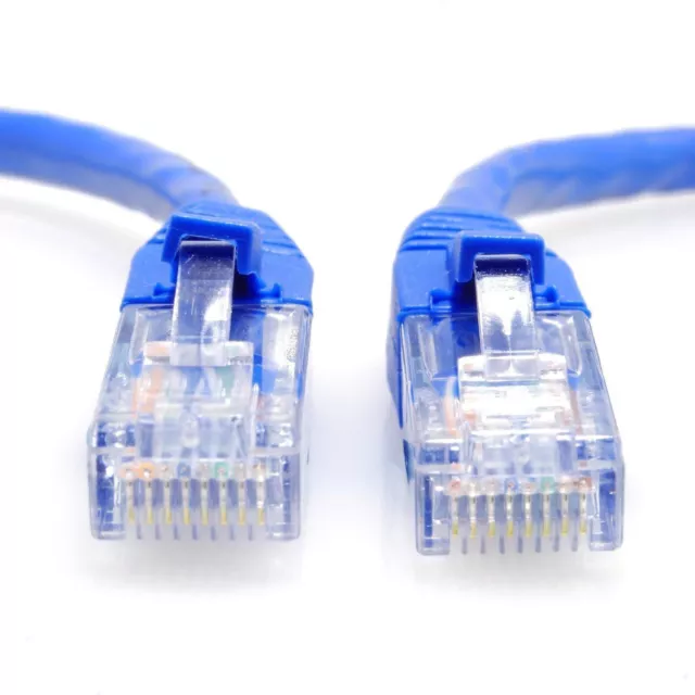 Cable de conexión de red LAN Ethernet CAT5 CAT5 RJ45 para enrutador de Internet PS XBox azul 2