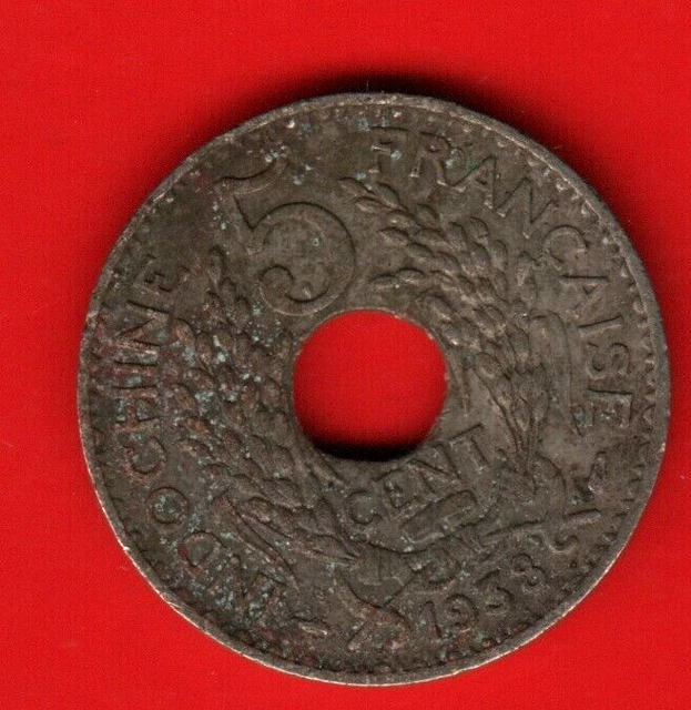 Indochine Francaise 5 Cents 1938