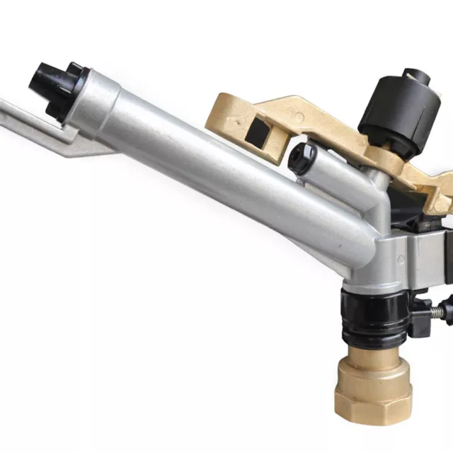 1.5" 360° Adjustable Impact Sprinkler Large Area Lawn Water Irrigation Spray Gun