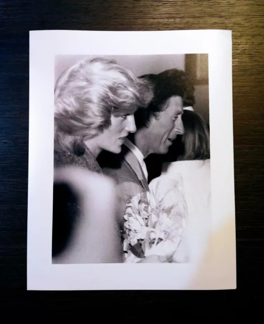 1981 Princess Diana & Prince Charles "Newly Married" TYPE 1 Original Photo Rare